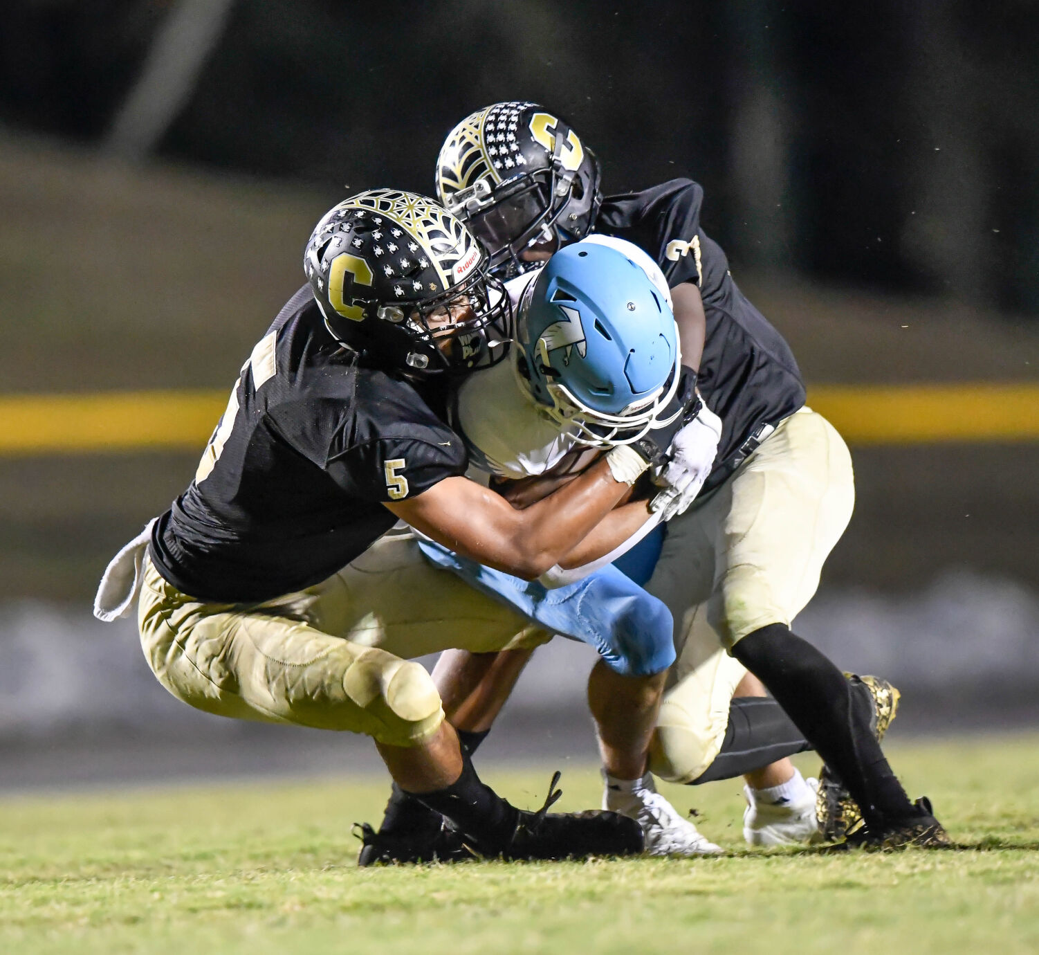 Concord stopped a final West Rowan drive inside their 15 yard line to win the South Piedmont 3A regular season.